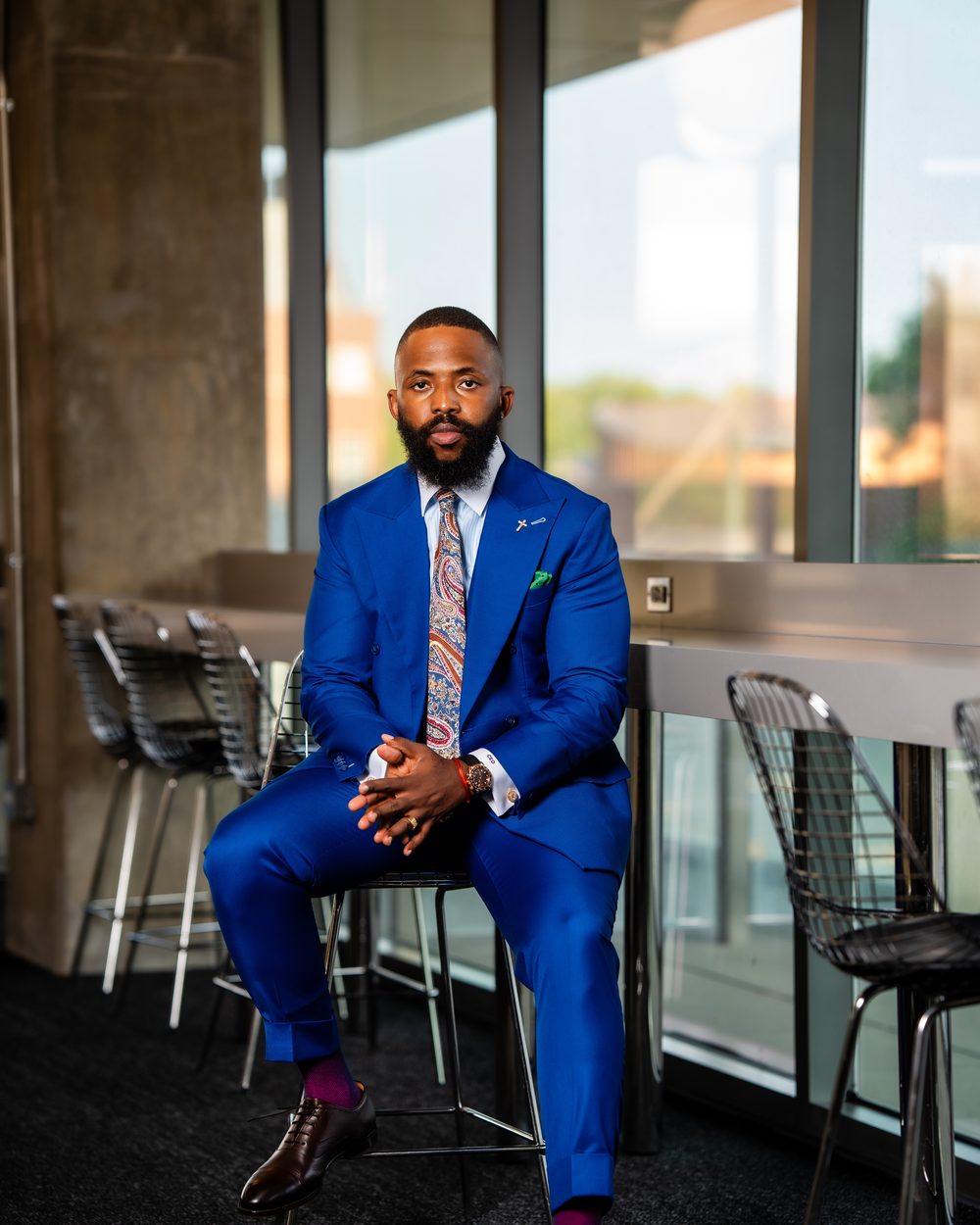 Portrait of Charles Okpala